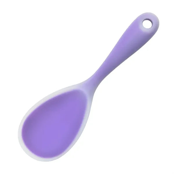 8.8in Colorful Silicone Rice Spoon Non Stick for Kitchen