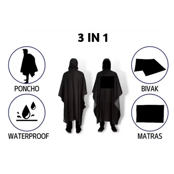 3-in-1 Rain Cape