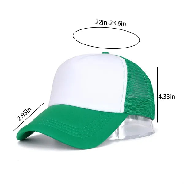 5 Panel Foam Mesh Trucker Cap