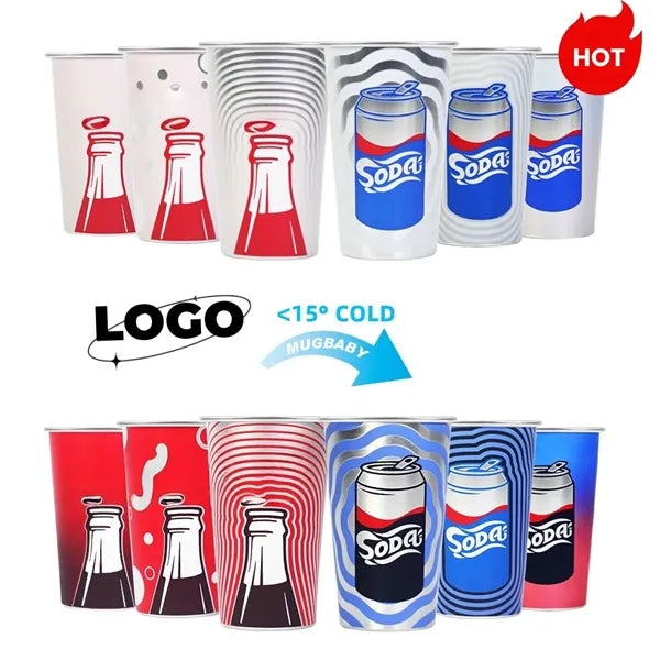 Color Changing Aluminum Cup