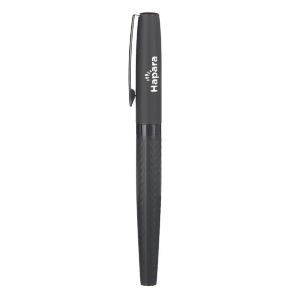 Sleek Brass Cap-Off Rollerball