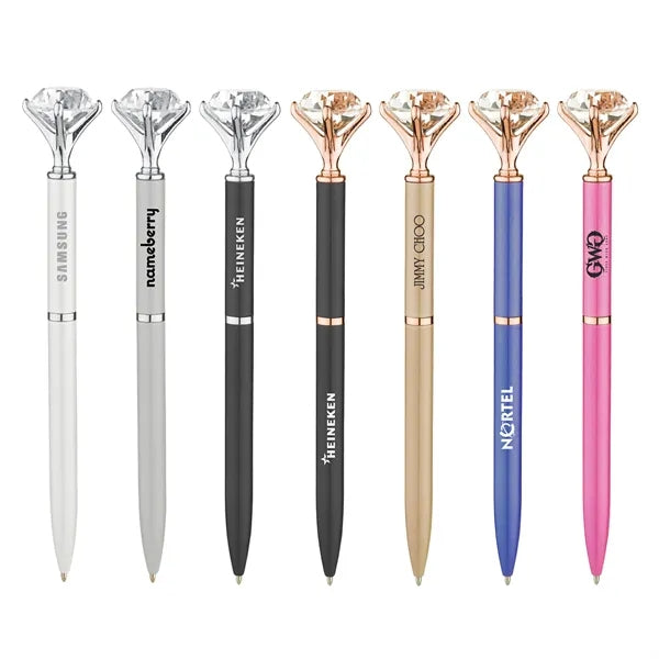 Bling Brass Twist-Action Ballpoint
