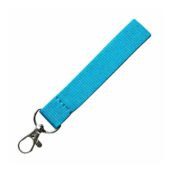 Polyester Wrist Lanyard Keychain with Lobster Claw Clip