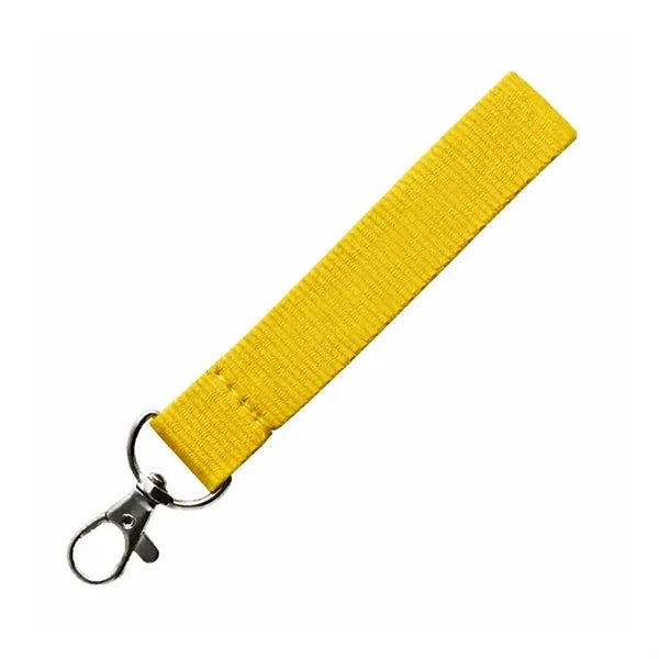 Polyester Wrist Lanyard Keychain with Lobster Claw Clip