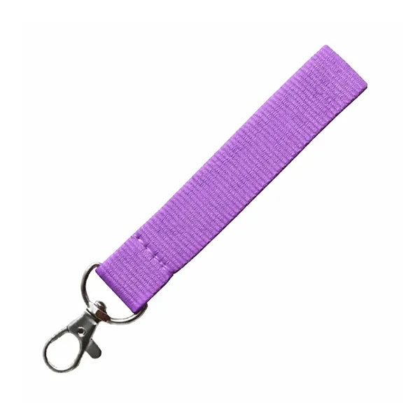 Polyester Wrist Lanyard Keychain with Lobster Claw Clip
