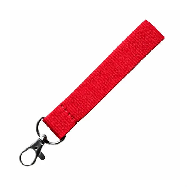 Polyester Wrist Lanyard Keychain with Lobster Claw Clip