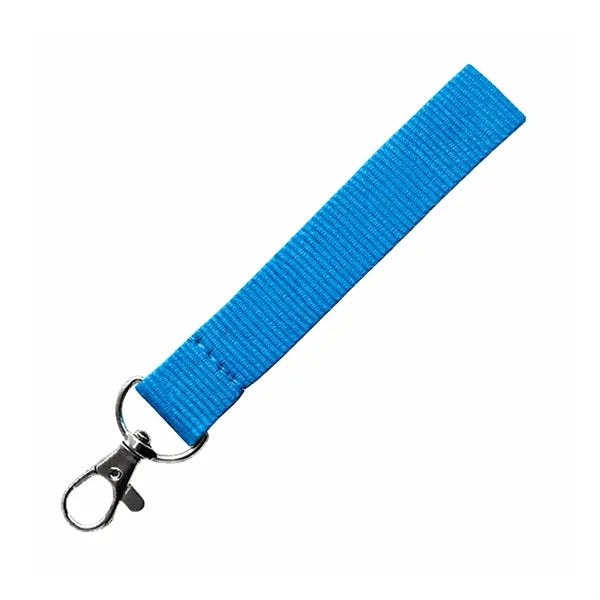 Polyester Wrist Lanyard Keychain with Lobster Claw Clip