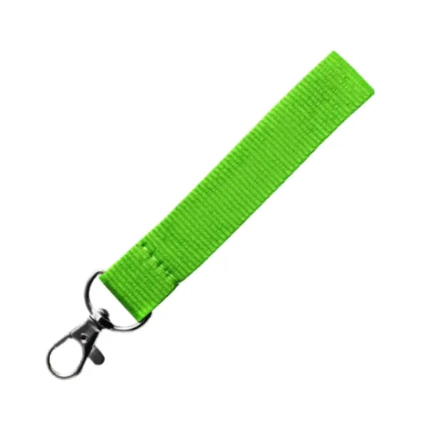Polyester Wrist Lanyard Keychain with Lobster Claw Clip