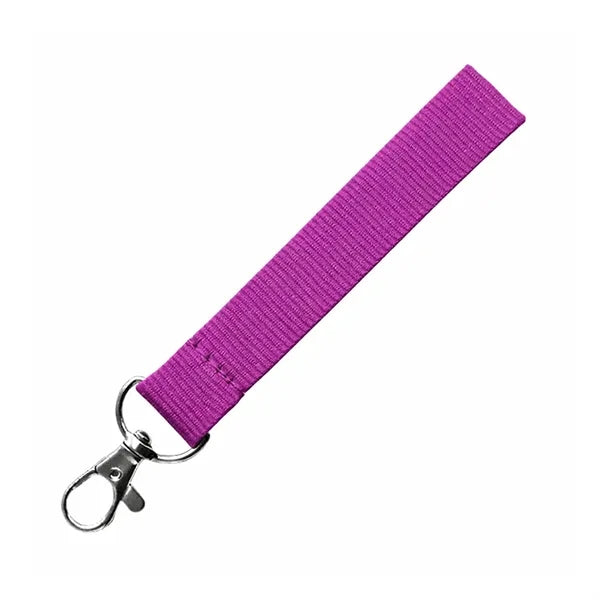 Polyester Wrist Lanyard Keychain with Lobster Claw Clip