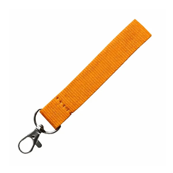 Polyester Wrist Lanyard Keychain with Lobster Claw Clip