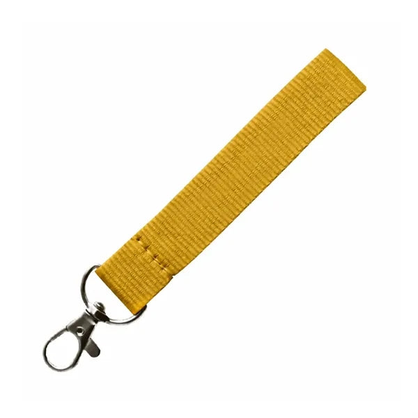 Polyester Wrist Lanyard Keychain with Lobster Claw Clip