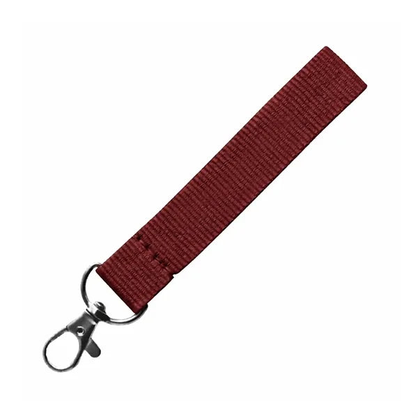 Polyester Wrist Lanyard Keychain with Lobster Claw Clip