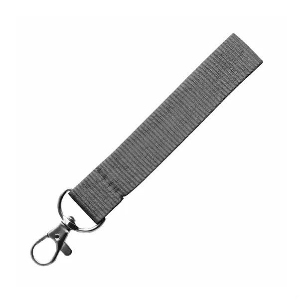 Polyester Wrist Lanyard Keychain with Lobster Claw Clip