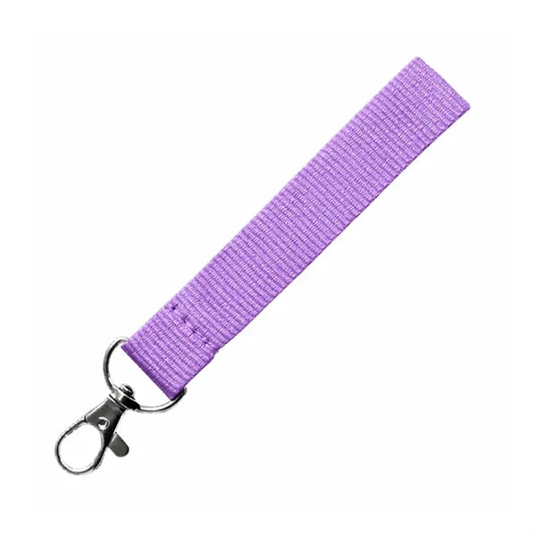 Polyester Wrist Lanyard Keychain with Lobster Claw Clip