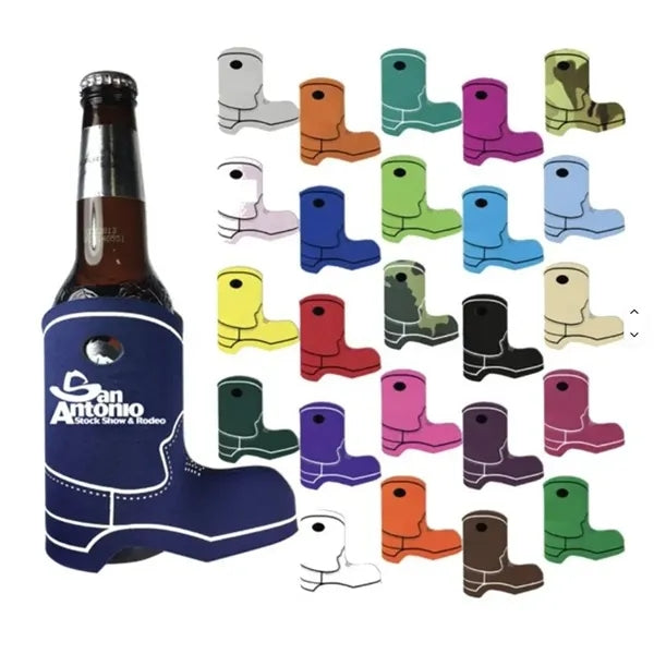 12 oz Cowboy Boot Can Cooler