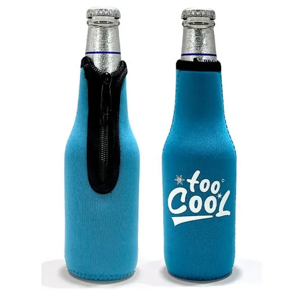12 oz Neoprene Zipper Bottle & Can Cooler