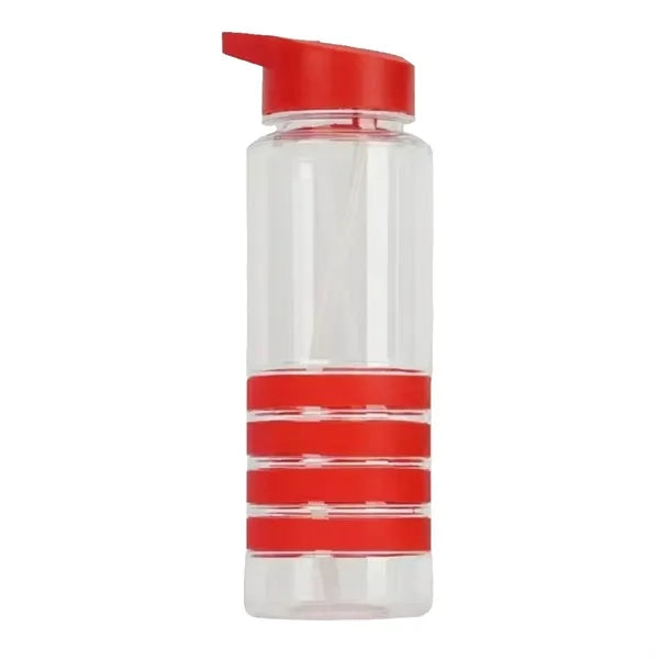 28 oz Clear Water Bottle with Straw Lid