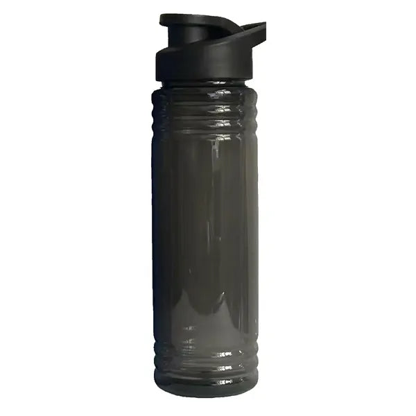 24 oz Ribbed Translucent Pop Top Water Bottle