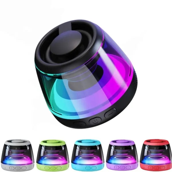 Magnetic RGB Bluetooth Speaker with TWS Stereo and Deep Bass
