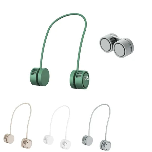 Portable Leafless Usb Charging Neck Fan