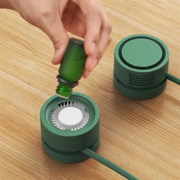Portable Leafless Usb Charging Neck Fan