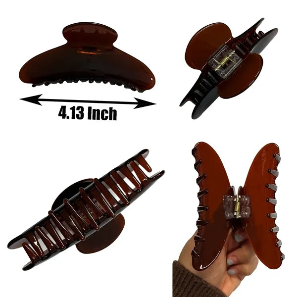 4.13Inch Large Acetate Women Colorful Hair Clip