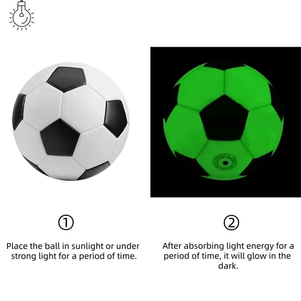 PVC Glow-in-the-Dark Soccer Ball