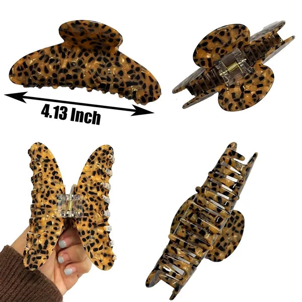 Fashion 4.13-inch Large Acetate Women Hair Clip