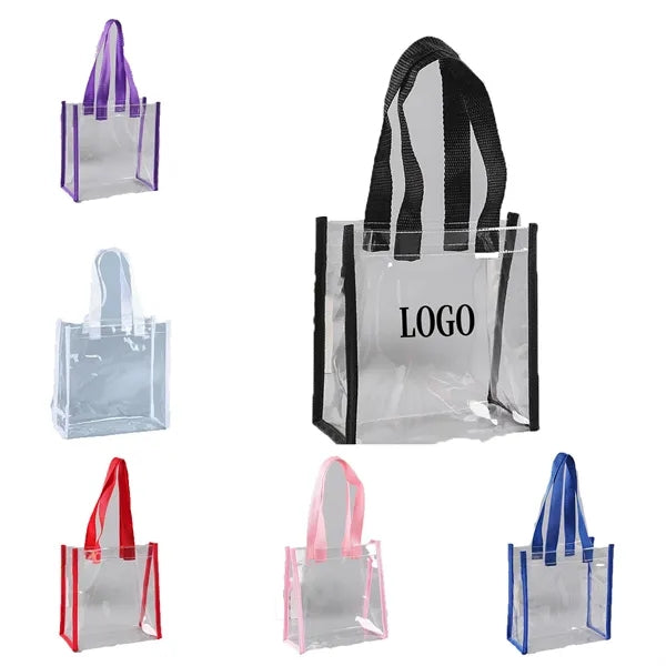 Logo Transparent PVC Tote Bag