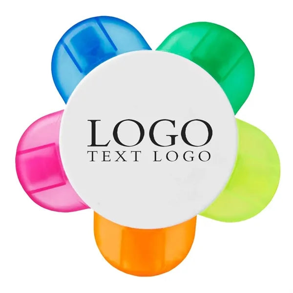 Logo Flower Highlighter Set