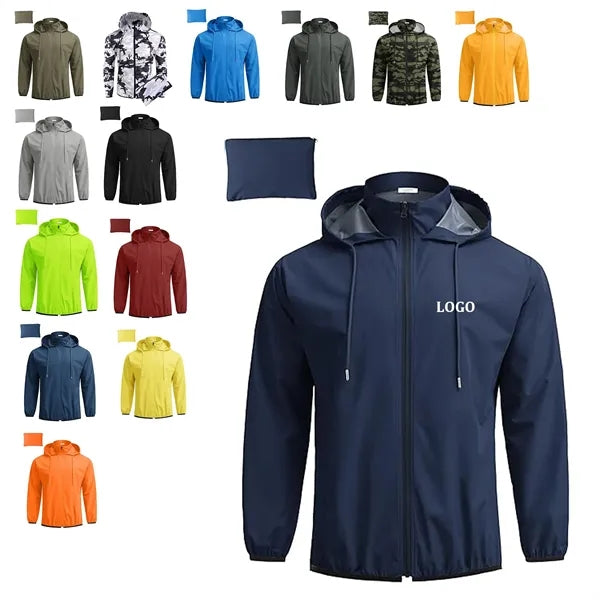 Packable Lightweight Rain Jacket