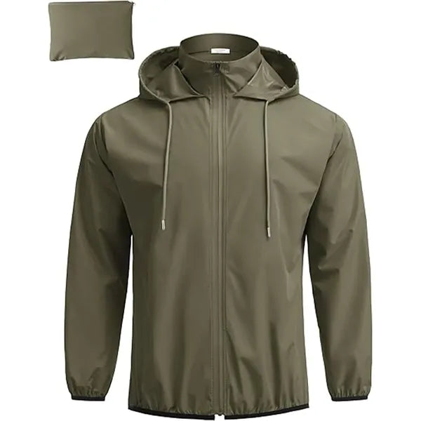 Packable Lightweight Rain Jacket