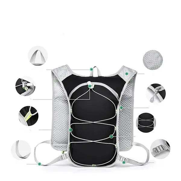 Vest-Style Breathable Backpack