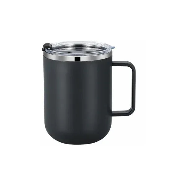 16/12 oz Stainless Steel Vacuum Mug w/Handle