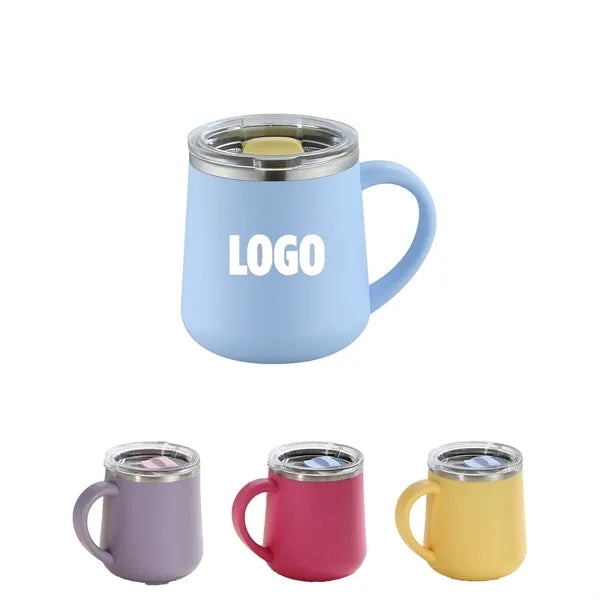 14 oz Stainless Steel Vacuum Mug w/Handle