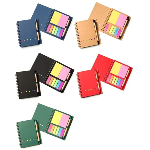 Mini Notepad with Sticky Notes & Pen