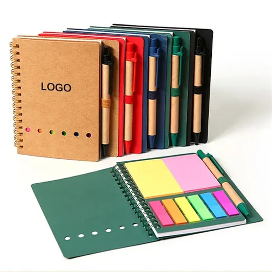 Mini Notepad with Sticky Notes & Pen