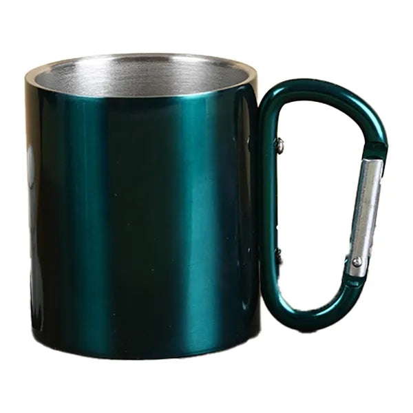 Stainless Steel Carabiner Mug