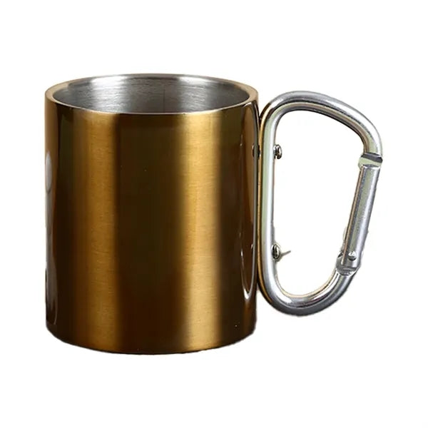 Stainless Steel Carabiner Mug