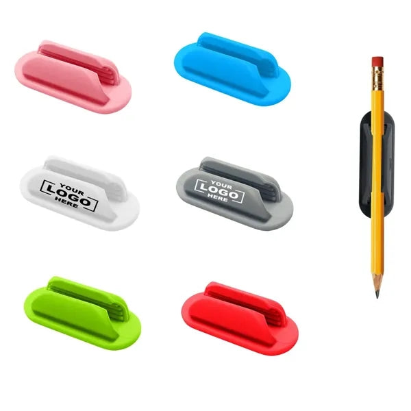 Silicone Self-Adhesive Pen Holder Stand Desk Organizer