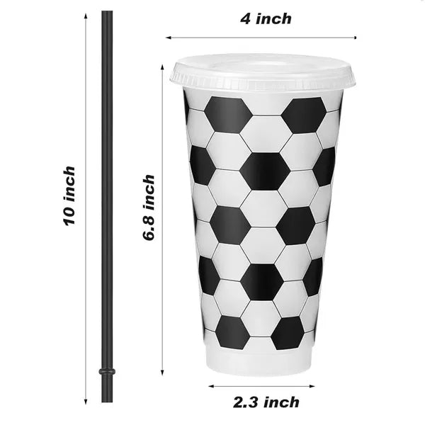 Soccer-Themed Party Cups