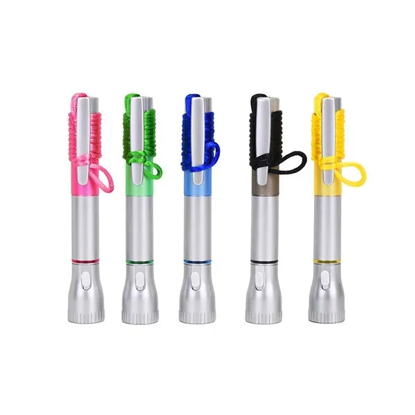 Customed Flashlight w/Light-Up Pen