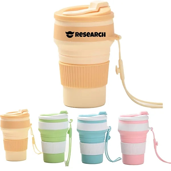 16oz Collapsible Silicone Travel Cup