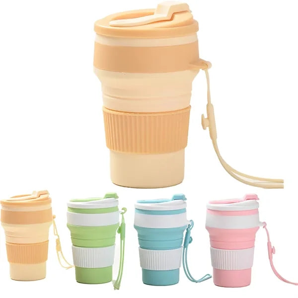 16oz Collapsible Silicone Travel Cup