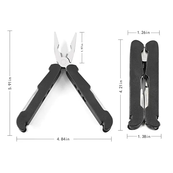 12-in-1 Stainless Steel Multi-Functional Plier
