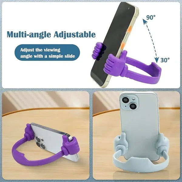 Thumbs-Up Cell Phone Stand Holder Adjustable Tablet Cradle