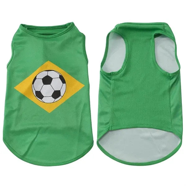 2026 World Cup Dog Jersey Breathable Mesh Pet Shirt XS-XL