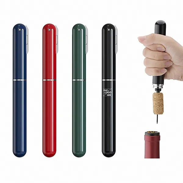 2 In 1 Pen Shaped Air Pump Wine Bottle Opener