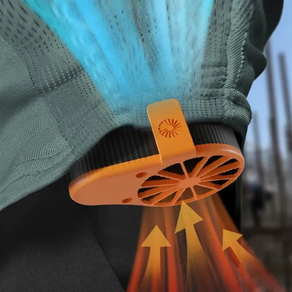 4800mAh Mini Portable USB Rechargeable Mute Waist Clip Fan