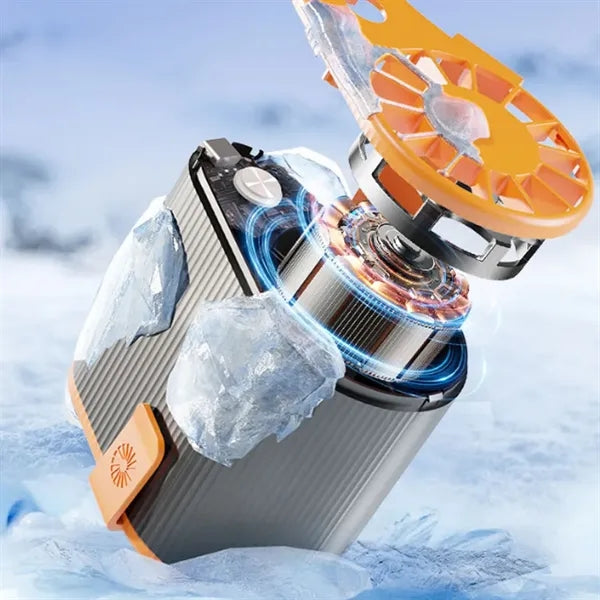 4800mAh Mini Portable USB Rechargeable Mute Waist Clip Fan